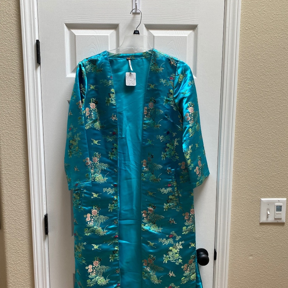 NWT Free People oriental fabric jacket